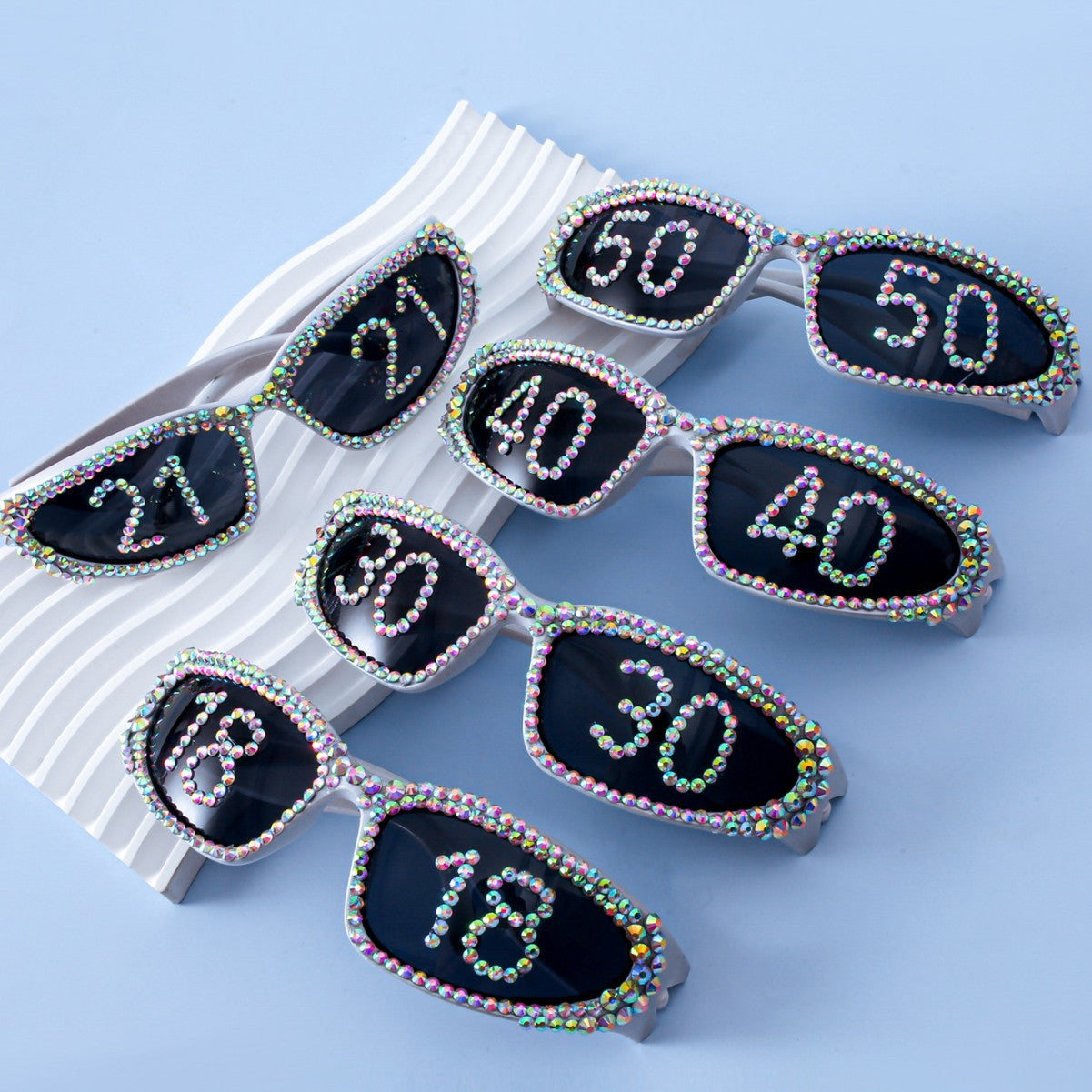 Lunettes de Soleil Femme Glamour avec Strass 1