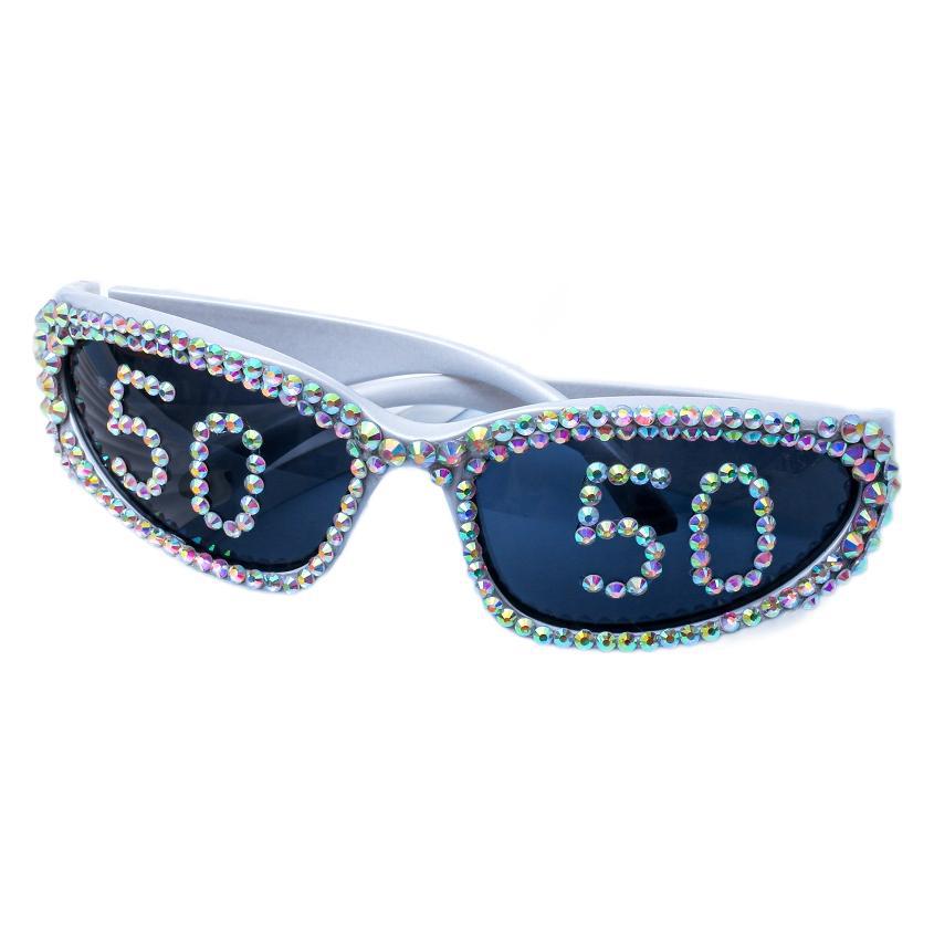 Lunettes de Soleil Femme Glamour avec Strass 5
