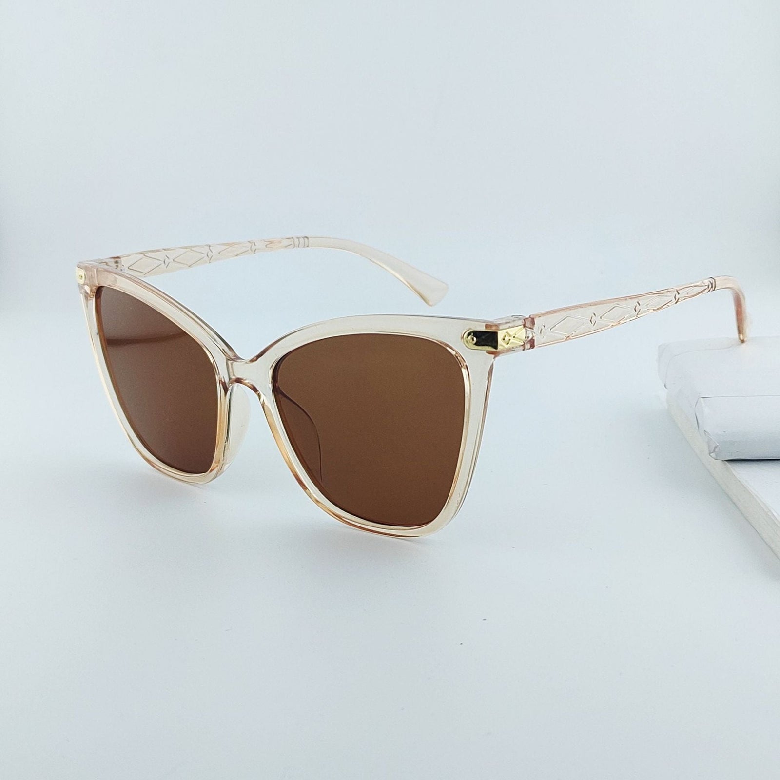 Lunettes de Soleil Femme Œil de Chat Tendance avec Protection UV 0
