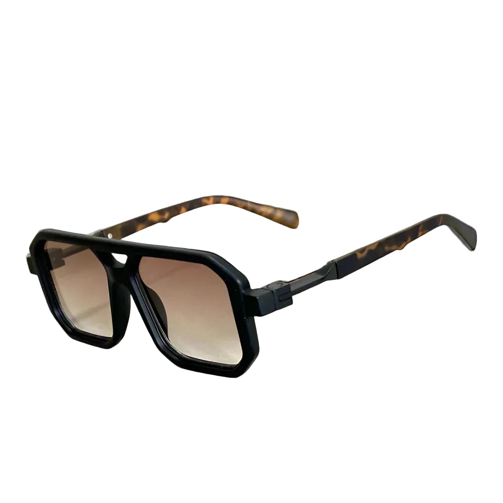 Lunettes de soleil Carrées avec Verres Hexagonaux 7