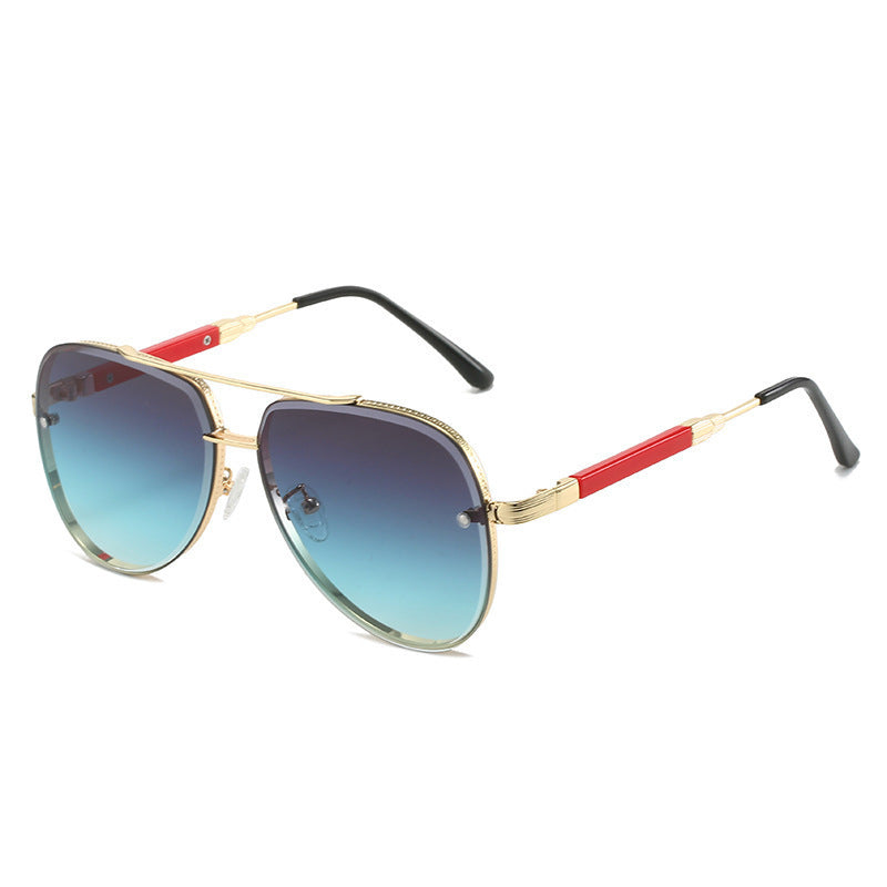 Lunettes de soleil aviateur pour femmes avec design dégradé 0