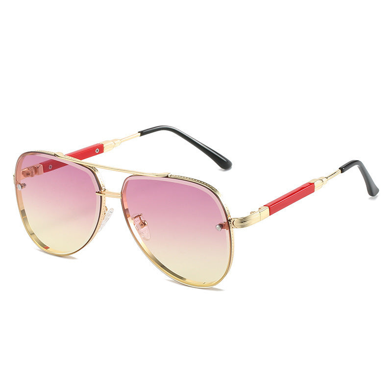 Lunettes de soleil aviateur pour femmes avec design dégradé 6