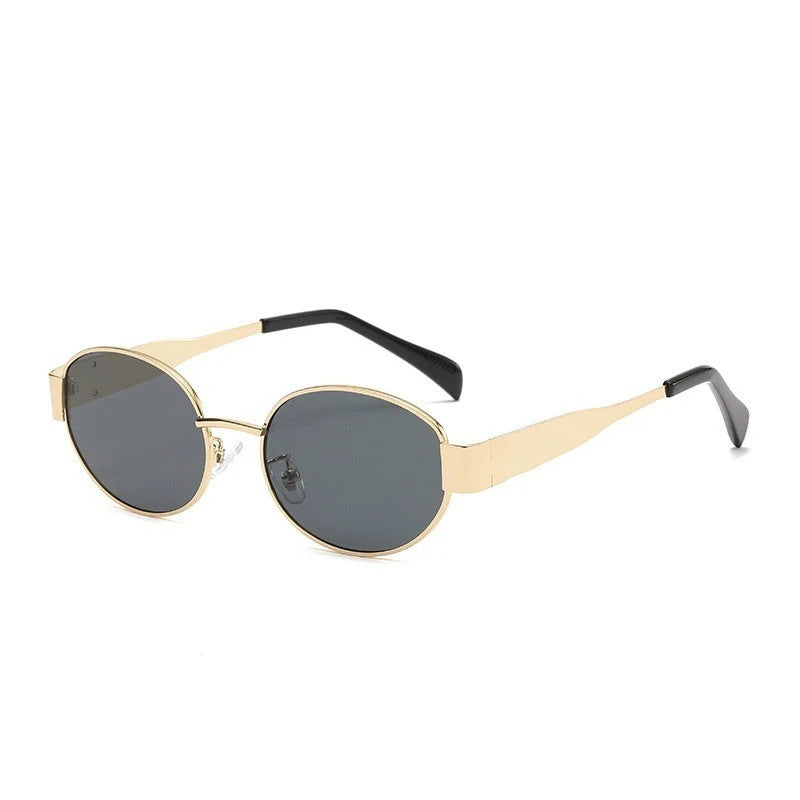 Lunettes de soleil pour femme au design ovale 10