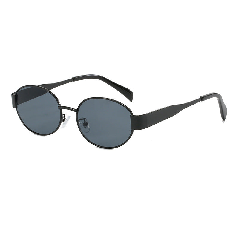 Lunettes de soleil pour femme au design ovale 12