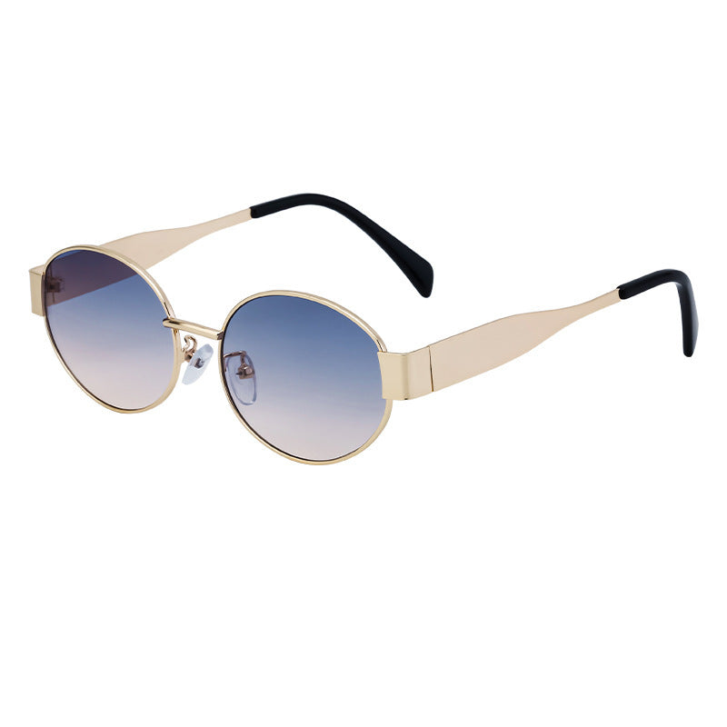 Lunettes de soleil pour femme au design ovale 7