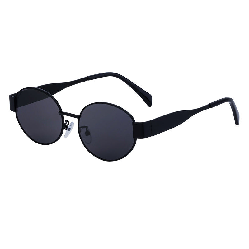 Lunettes de soleil pour femme au design ovale 8
