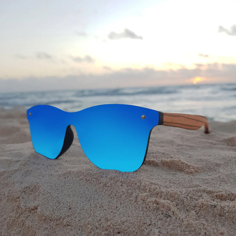Lunettes en Bois Bergen Style Sportif 6