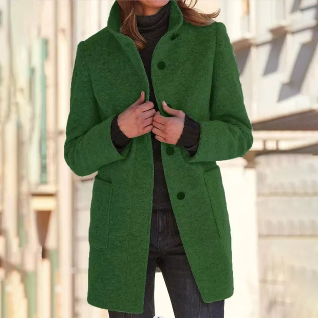 Manteau Hiver Femme Décontracté Col Montant 3