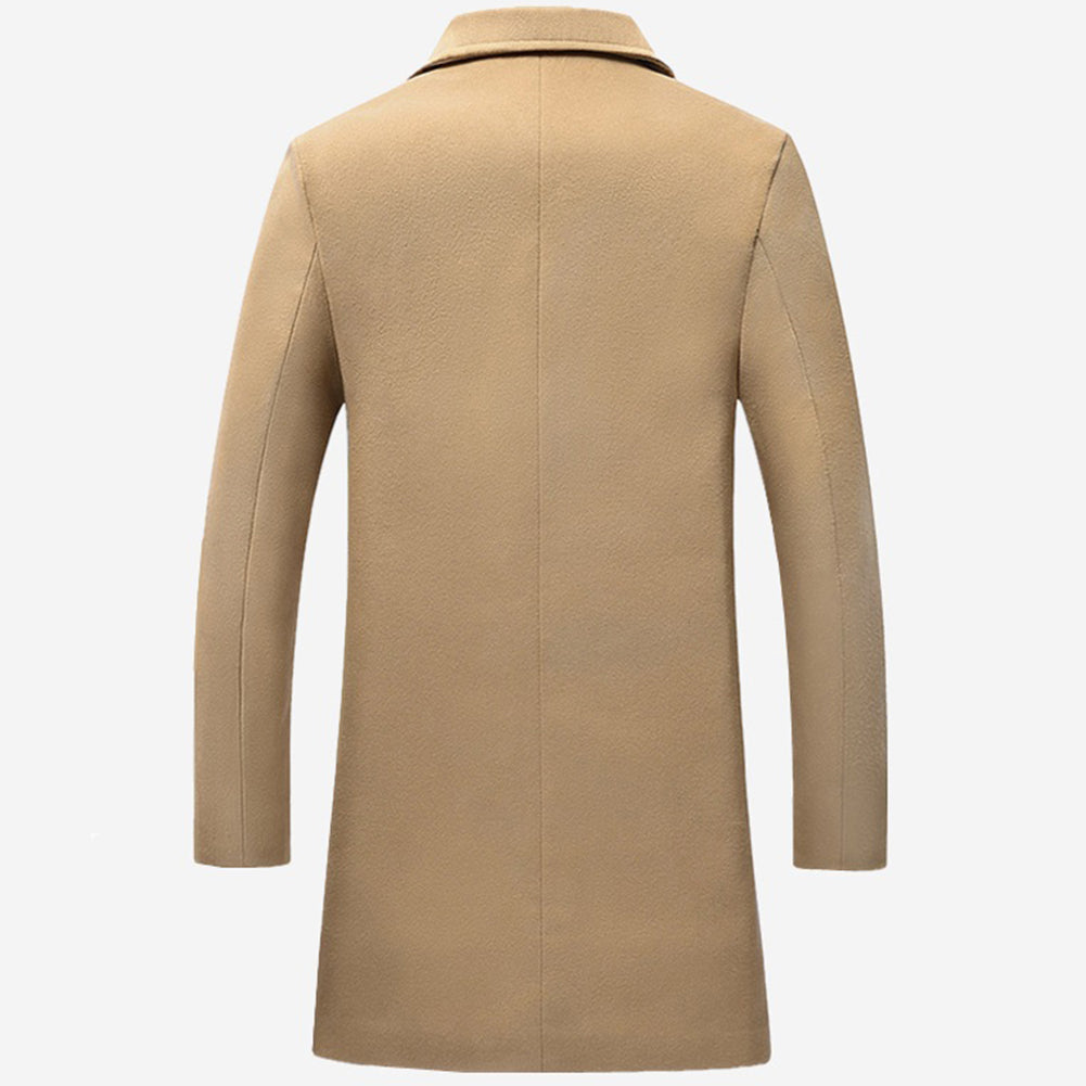 Manteau Hiver Femme Long Chic en Mélange de Tissus Doux 1