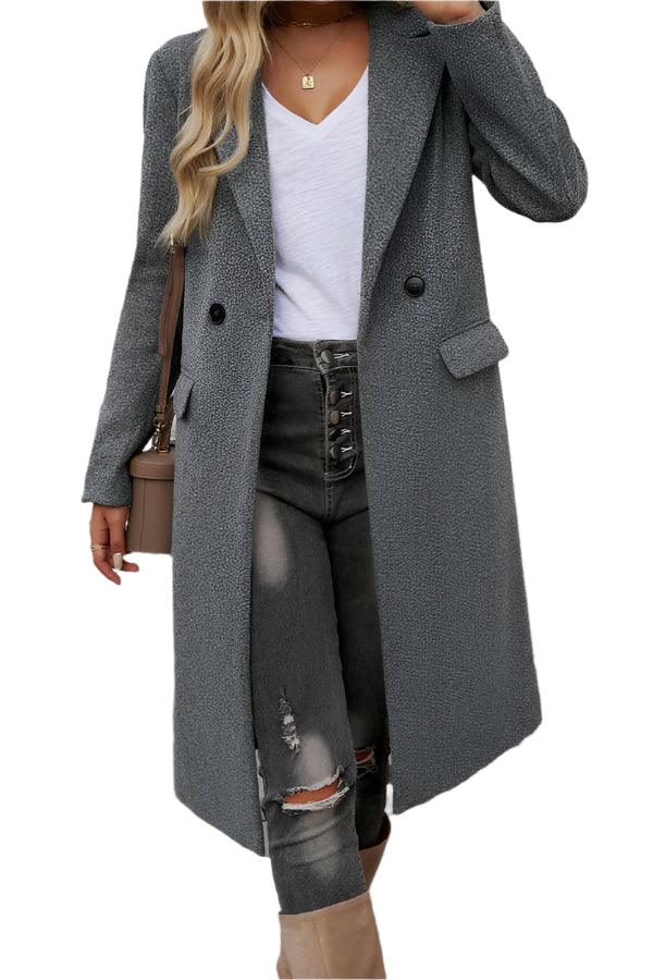 Manteau Long Femme Hiver Tailleur Tissu Durable 0