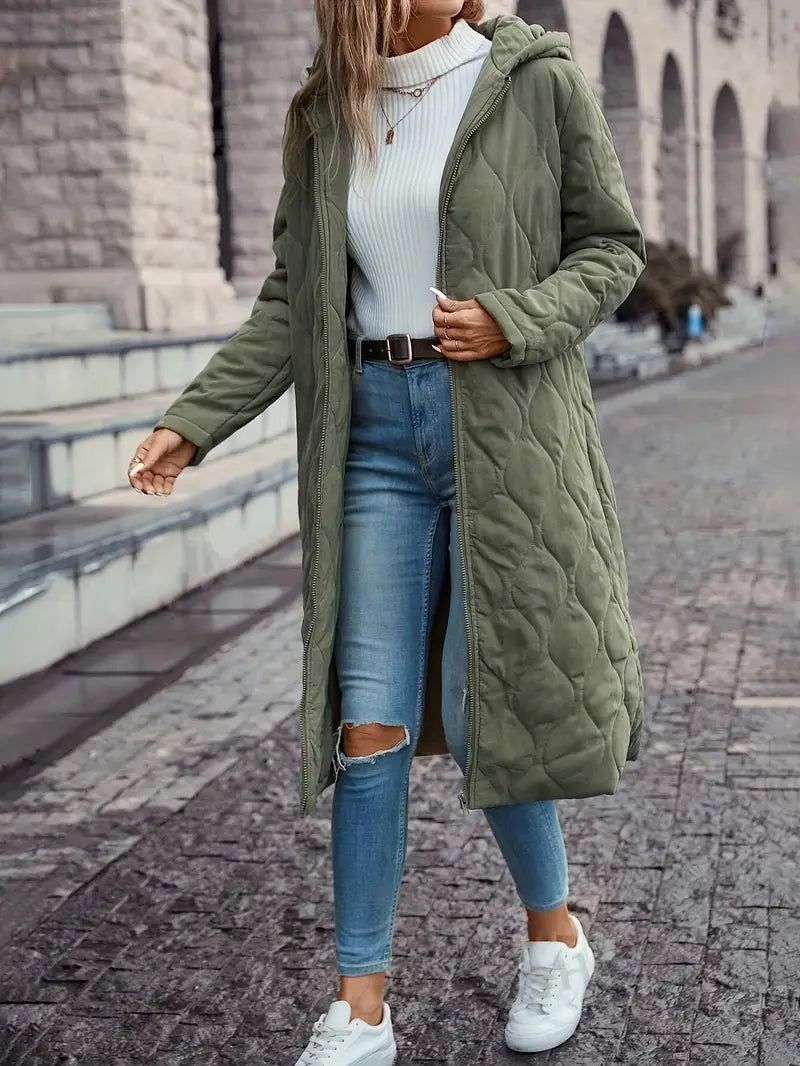 Manteau à Capuche en Coton pour Femme 3