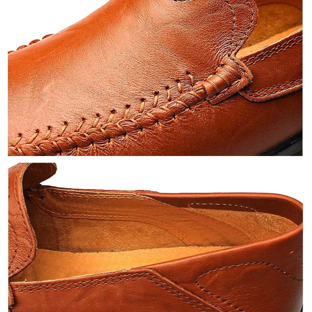 Mocassins Pour Hommes Cuir Décontractés Élégants 5