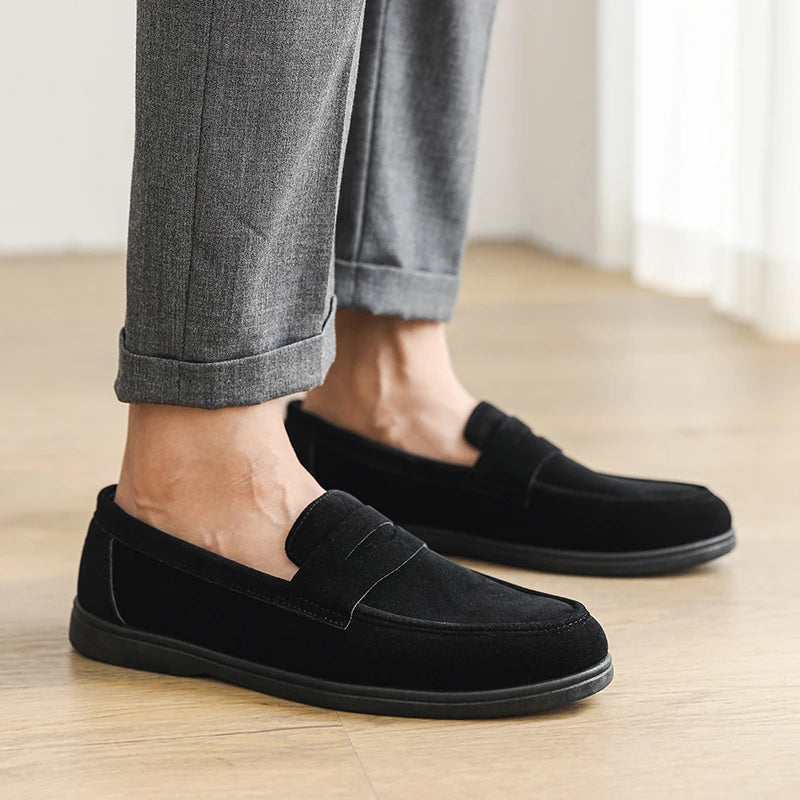 Mocassins à enfiler pour hommes décontractés 4