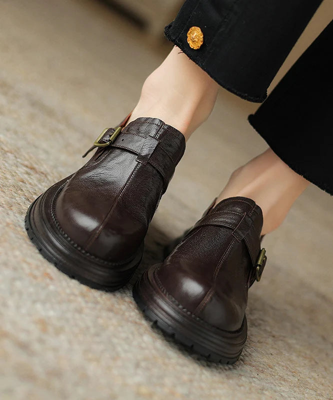 Mocassins à plateforme pour femme style contemporain 4