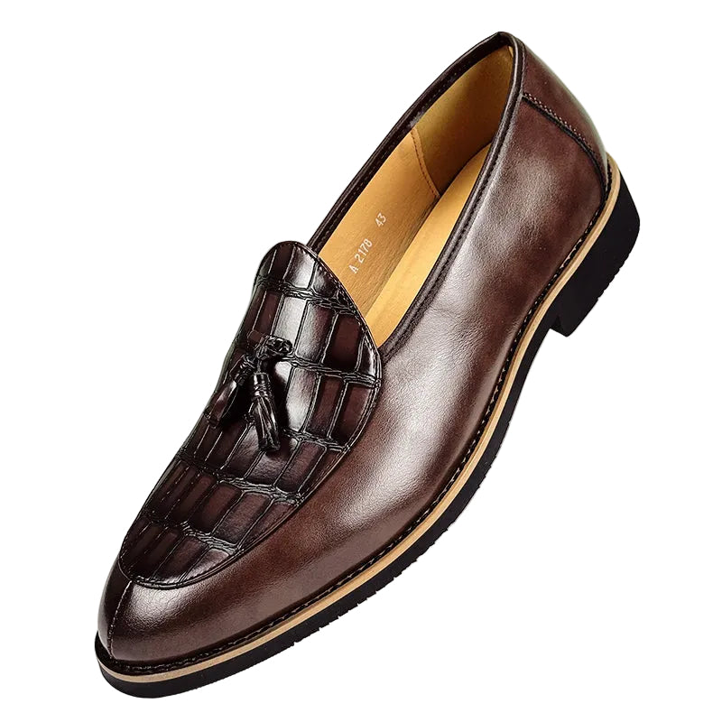 Mocassins pour hommes avec pampilles 0