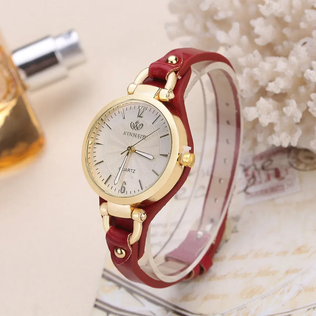 Montre Femme Ajustable à Cadran Rond 2