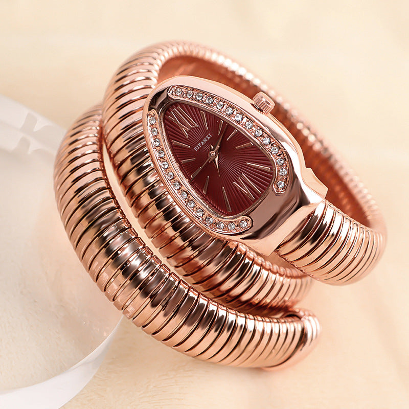 Montre Femme Serpent Design Unique 13