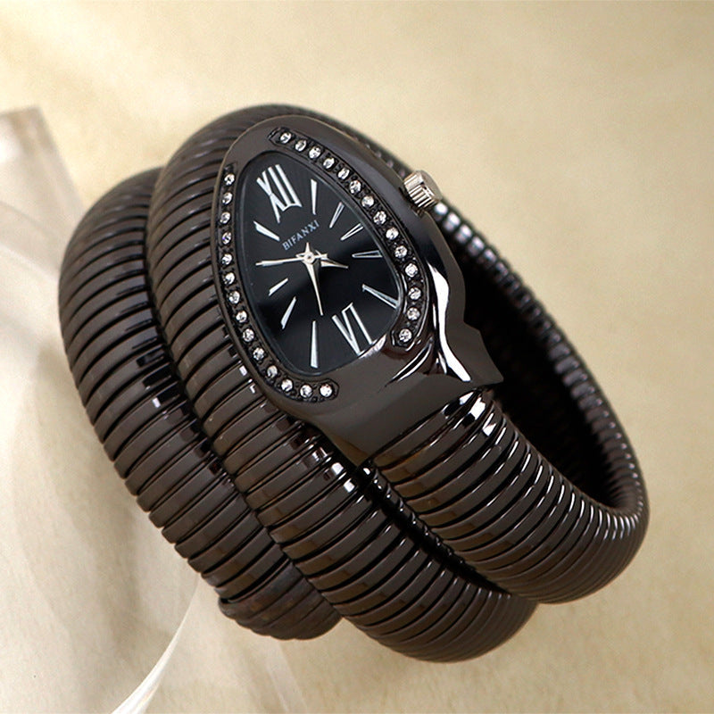 Montre Femme Serpent Design Unique 9