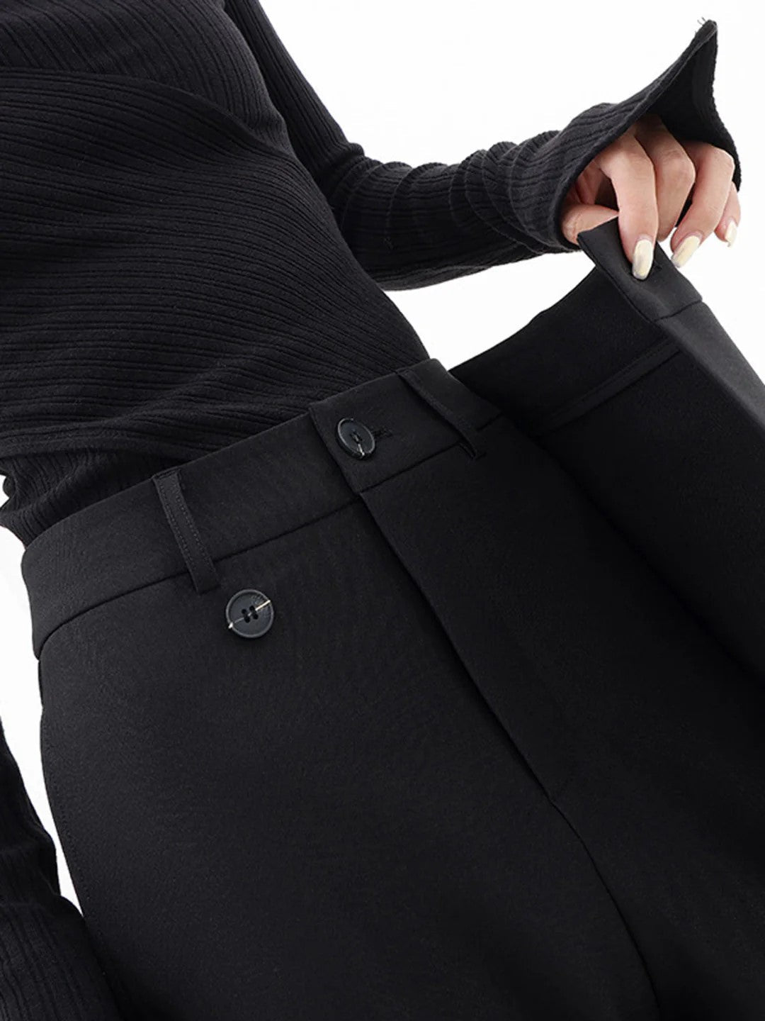 Pantalon Femme Modern Fit Tissu Confortable 7