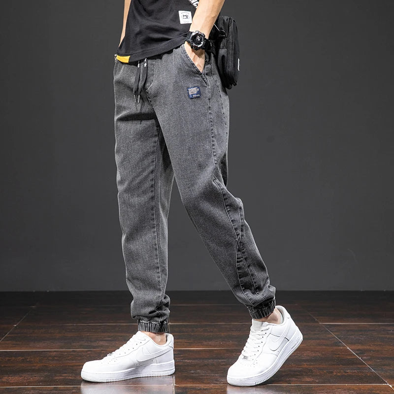 Pantalon de Jogging en Jean Décontracté 4