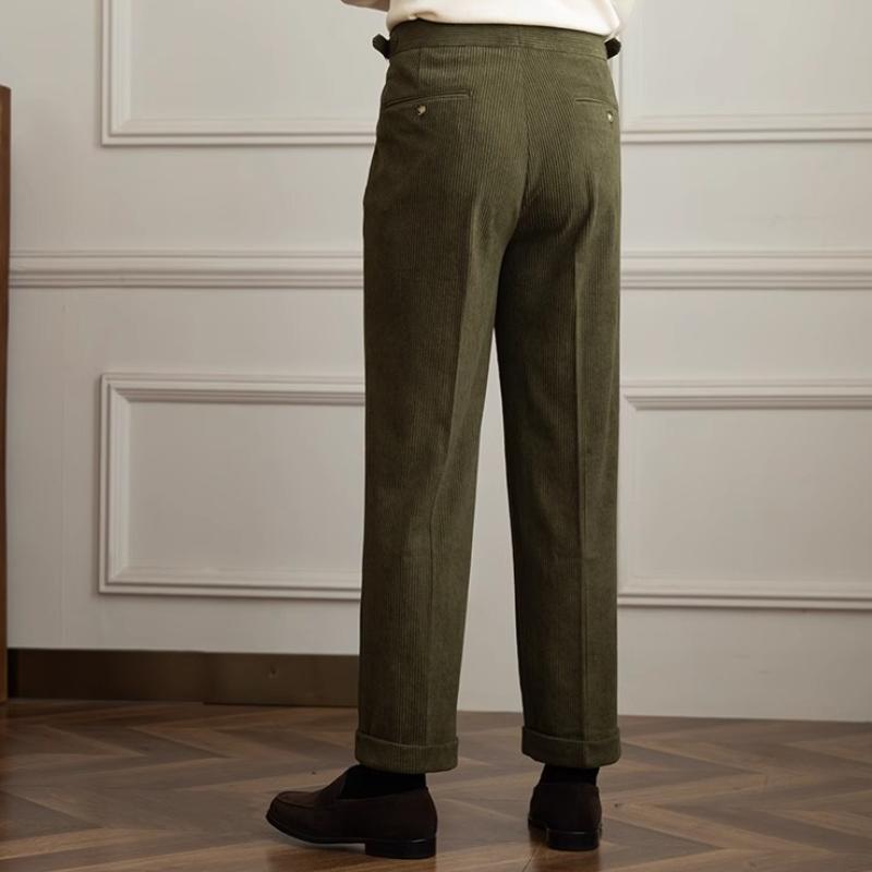 Pantalon pour Homme Coupe Droite Rétro 7
