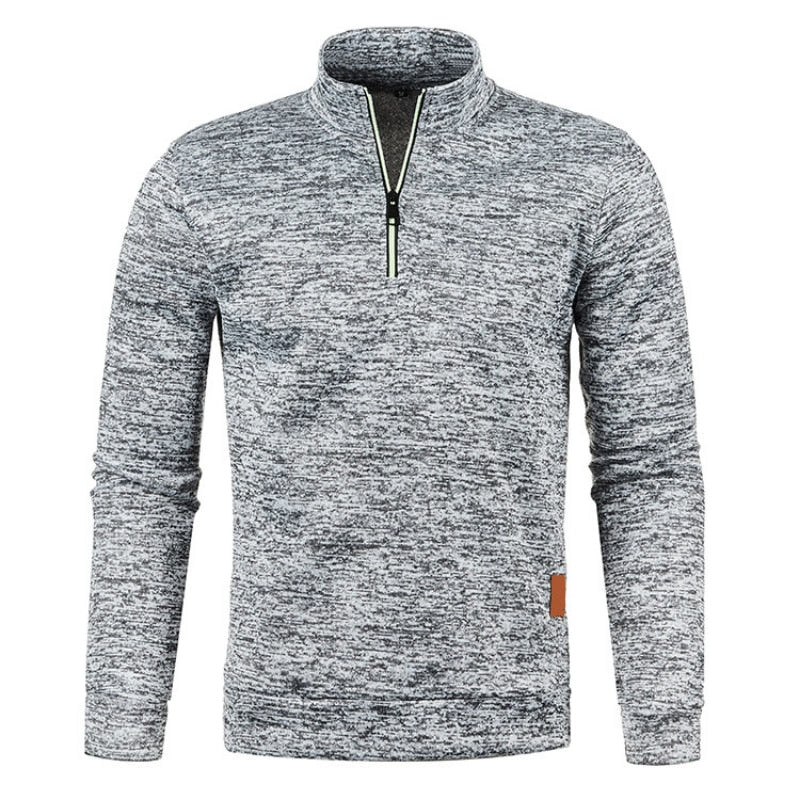 Polo Homme Manche Longue Style Casual 4