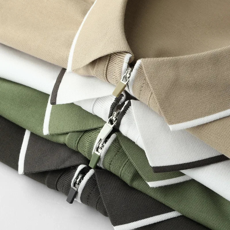 Polo Zippé Homme Classique 6