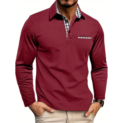 Polo à Manches Longues pour Homme Chic 0
