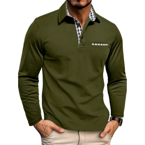 Polo à Manches Longues pour Homme Chic 2