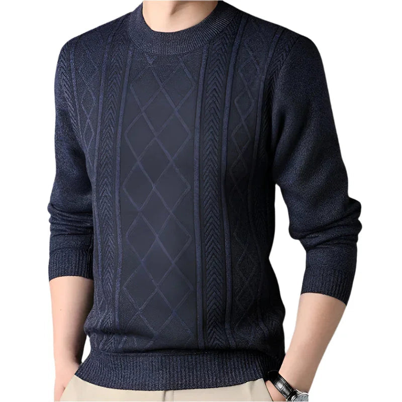 Pull Classique à Col Rond pour Hommes 0