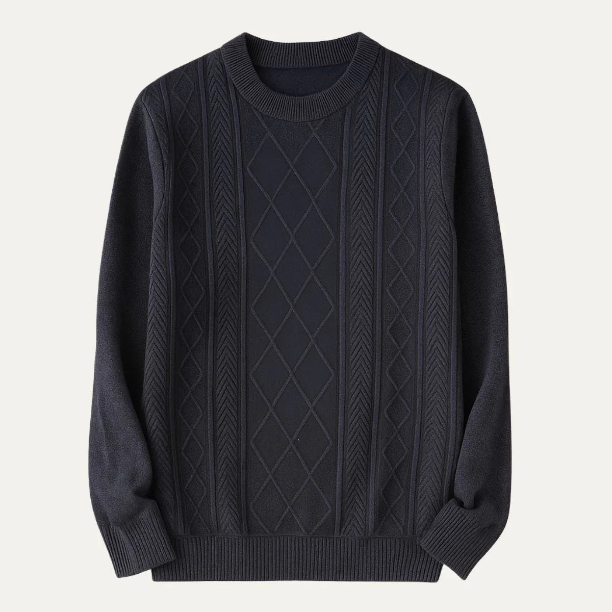 Pull Classique à Col Rond pour Hommes 1