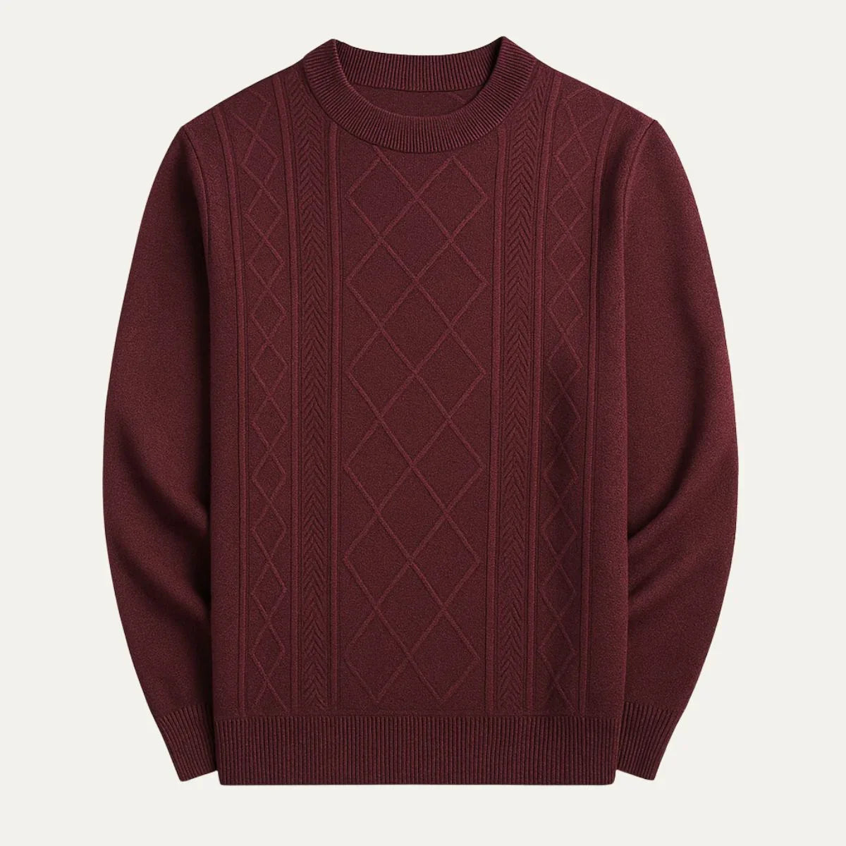 Pull Classique à Col Rond pour Hommes 3