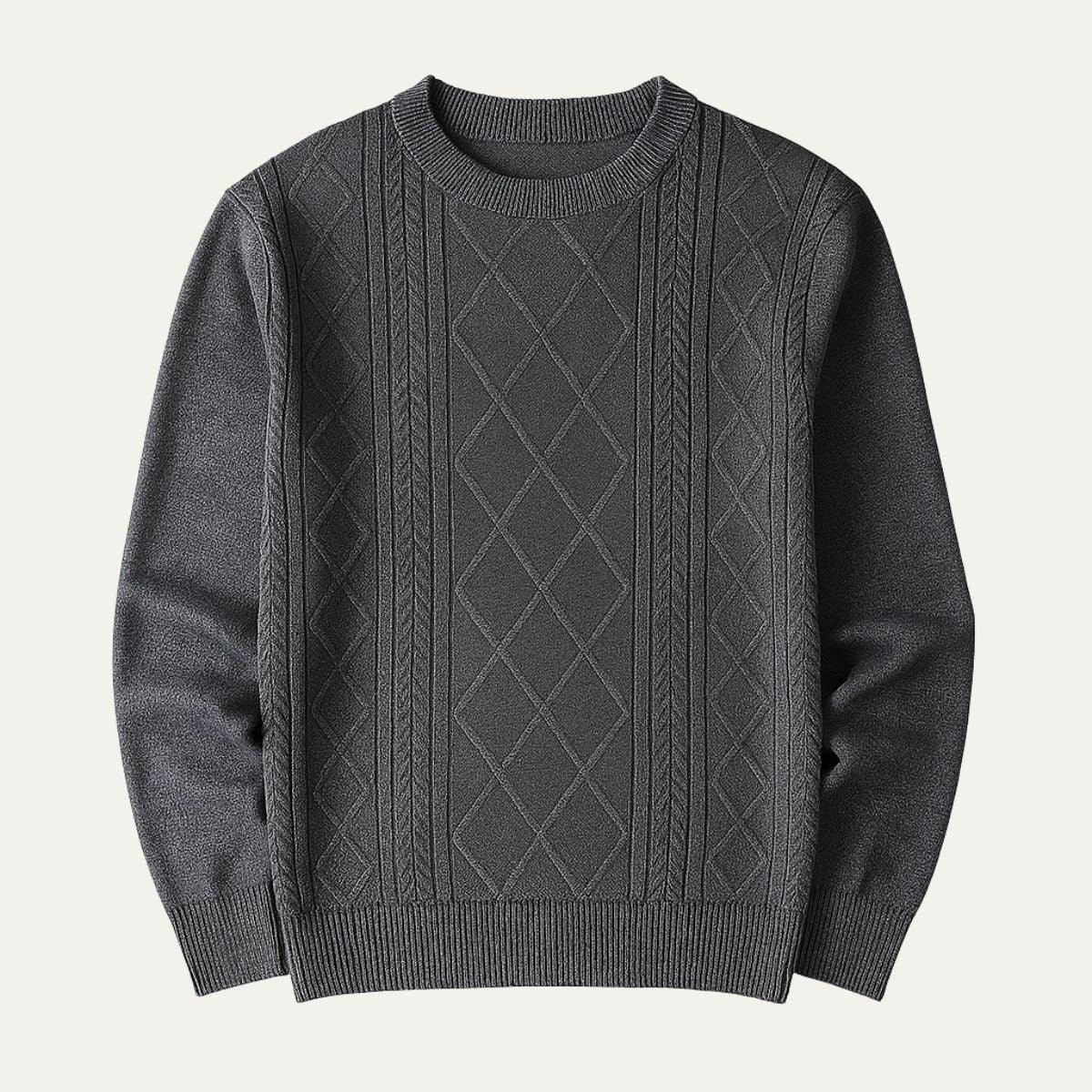 Pull Classique à Col Rond pour Hommes 4