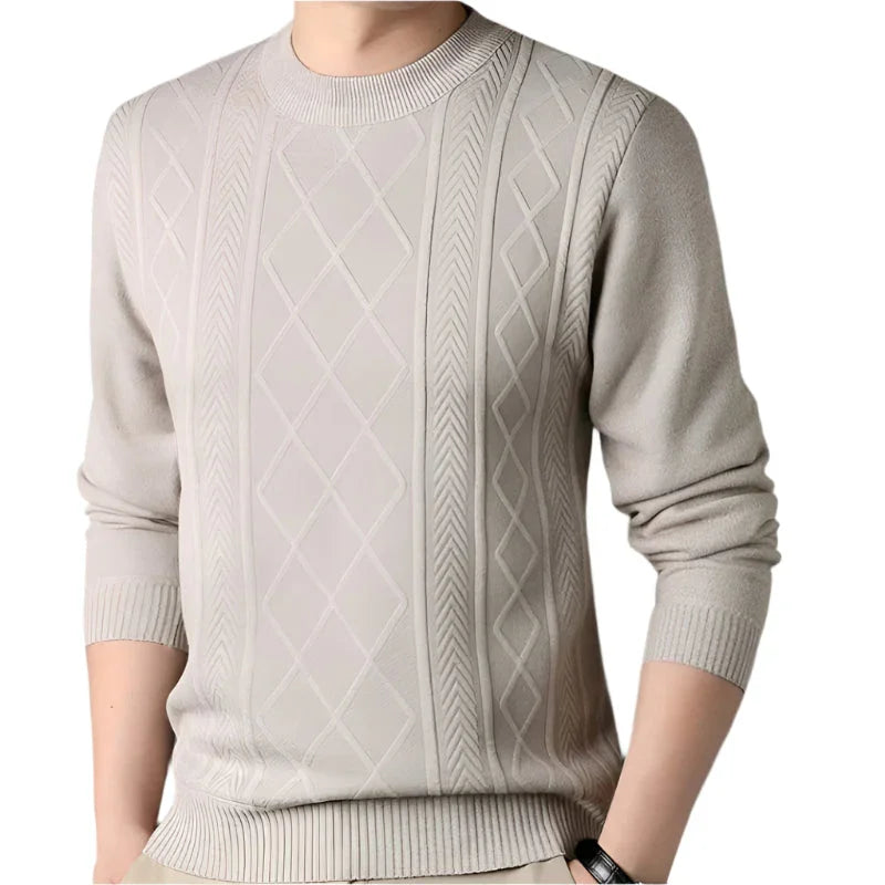 Pull Classique à Col Rond pour Hommes 6