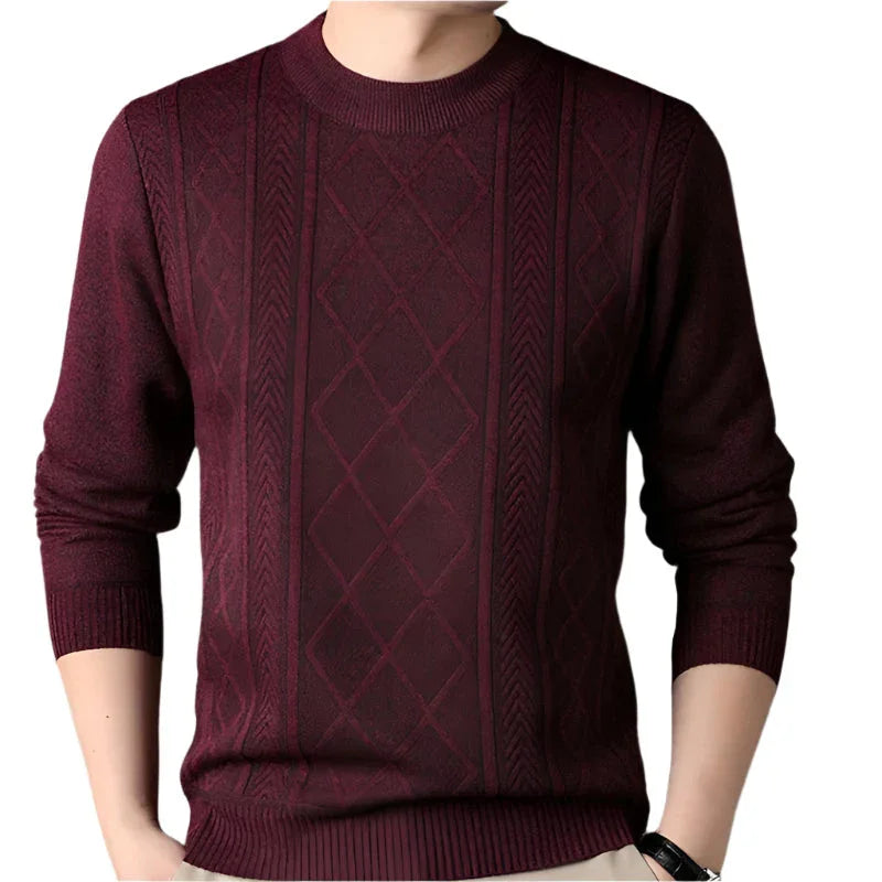 Pull Classique à Col Rond pour Hommes 7