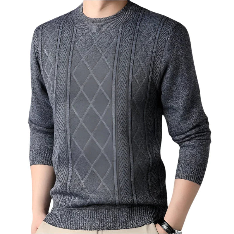 Pull Classique à Col Rond pour Hommes 9