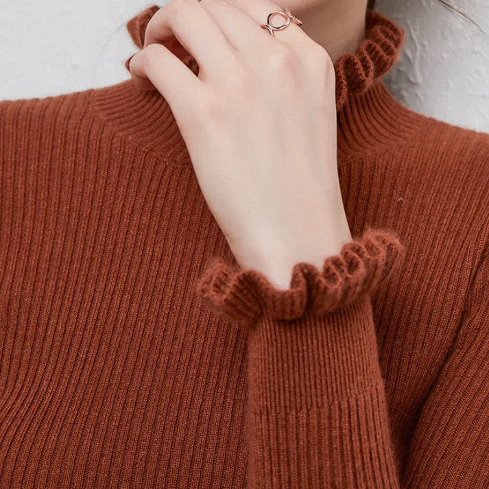 Pull Col Roulé Doux pour Femme 6