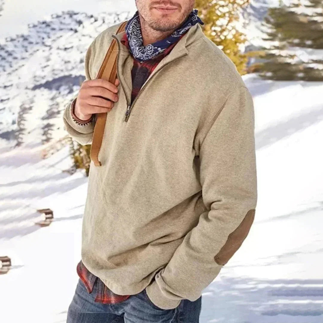 Pull Demi-Zippé pour Hommes Chic 1