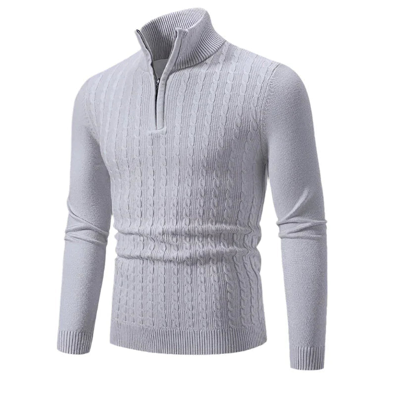 Pull Demi-Zippé pour Hommes Chic 5