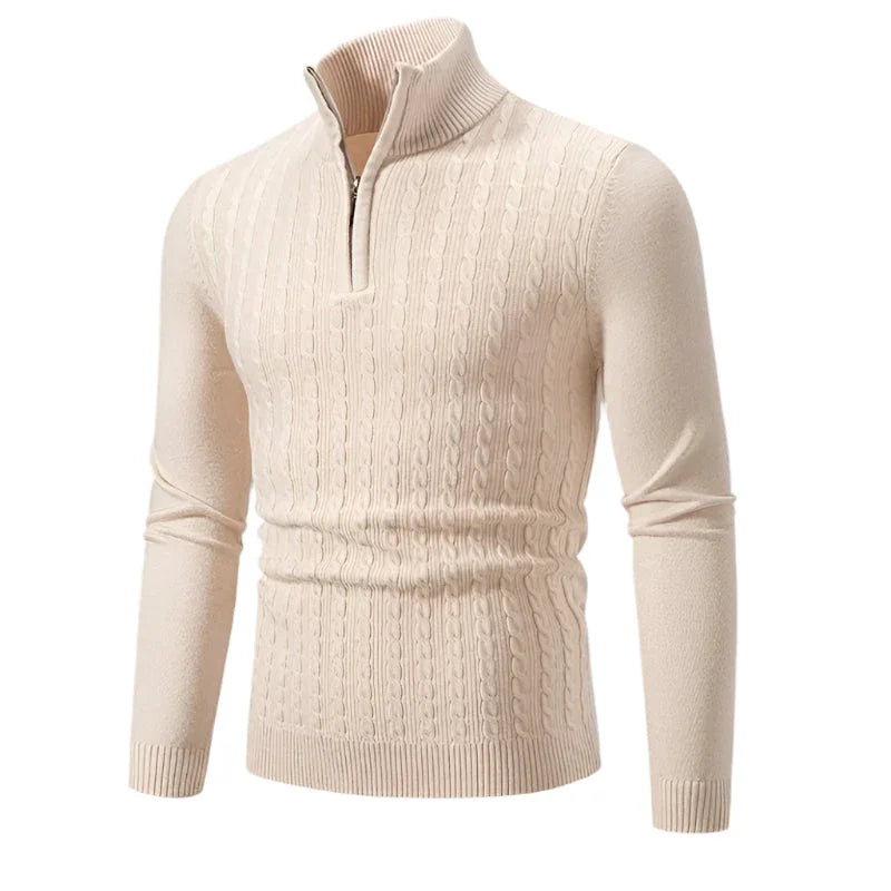 Pull Demi-Zippé pour Hommes Chic 6