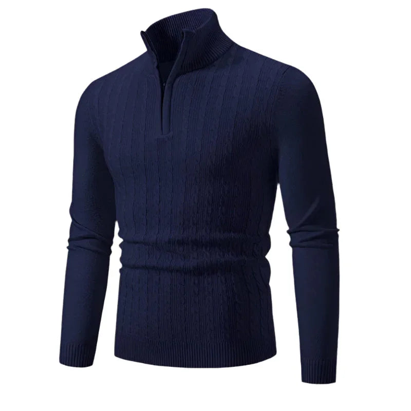 Pull Demi-Zippé pour Hommes Chic 7
