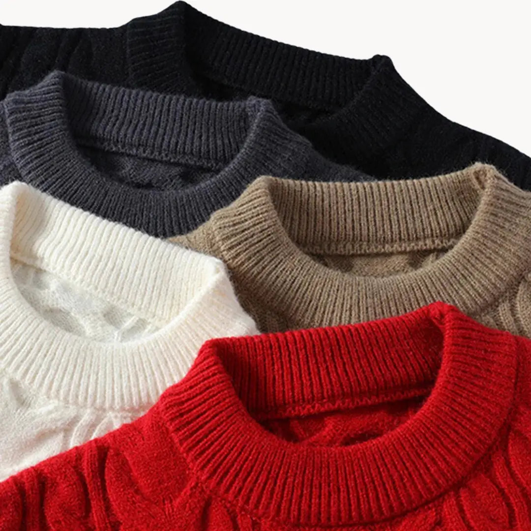 Pull Femme Décontracté Chic avec Décolleté Rond 4