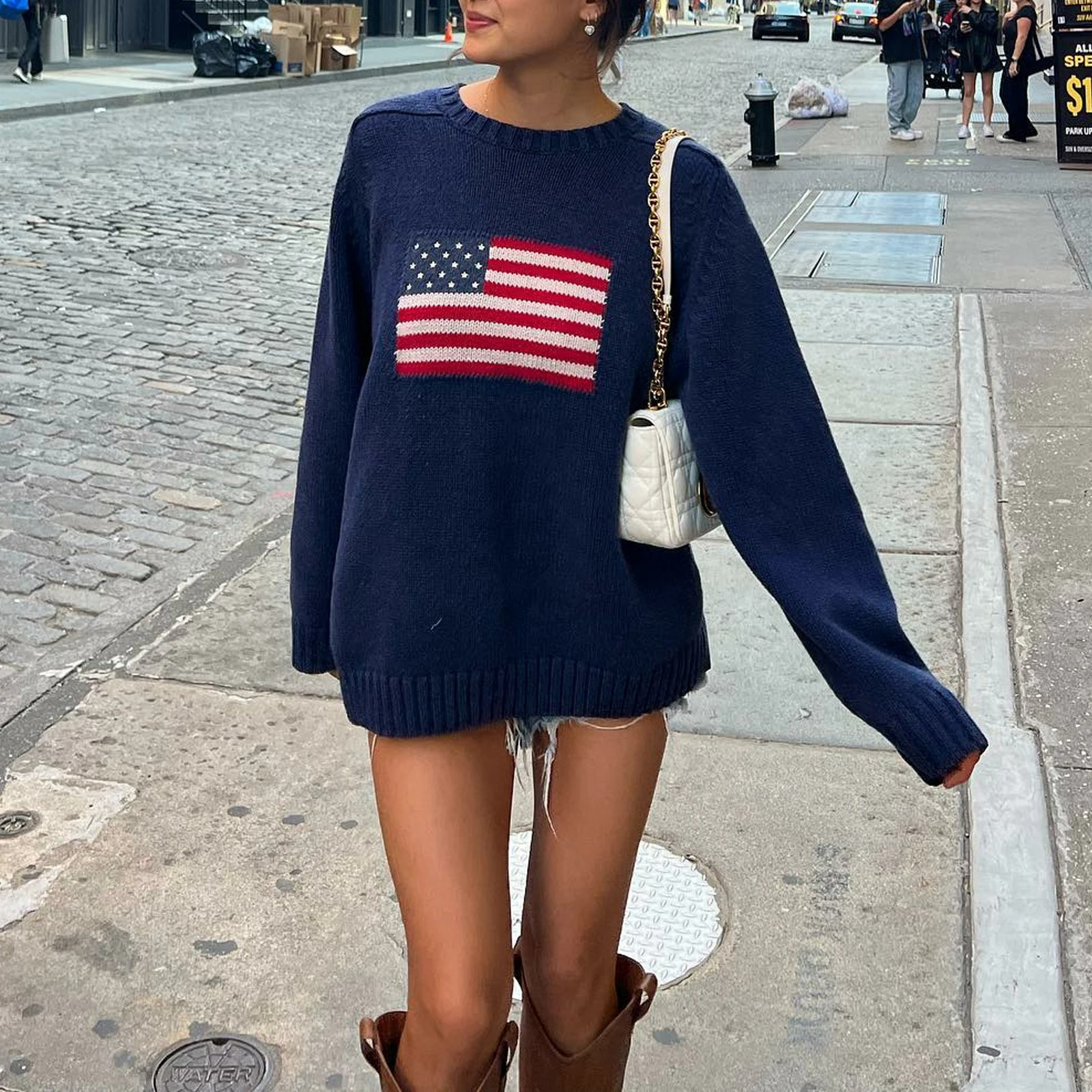 Pull Femme Tricoté Streetwear Automnal 0