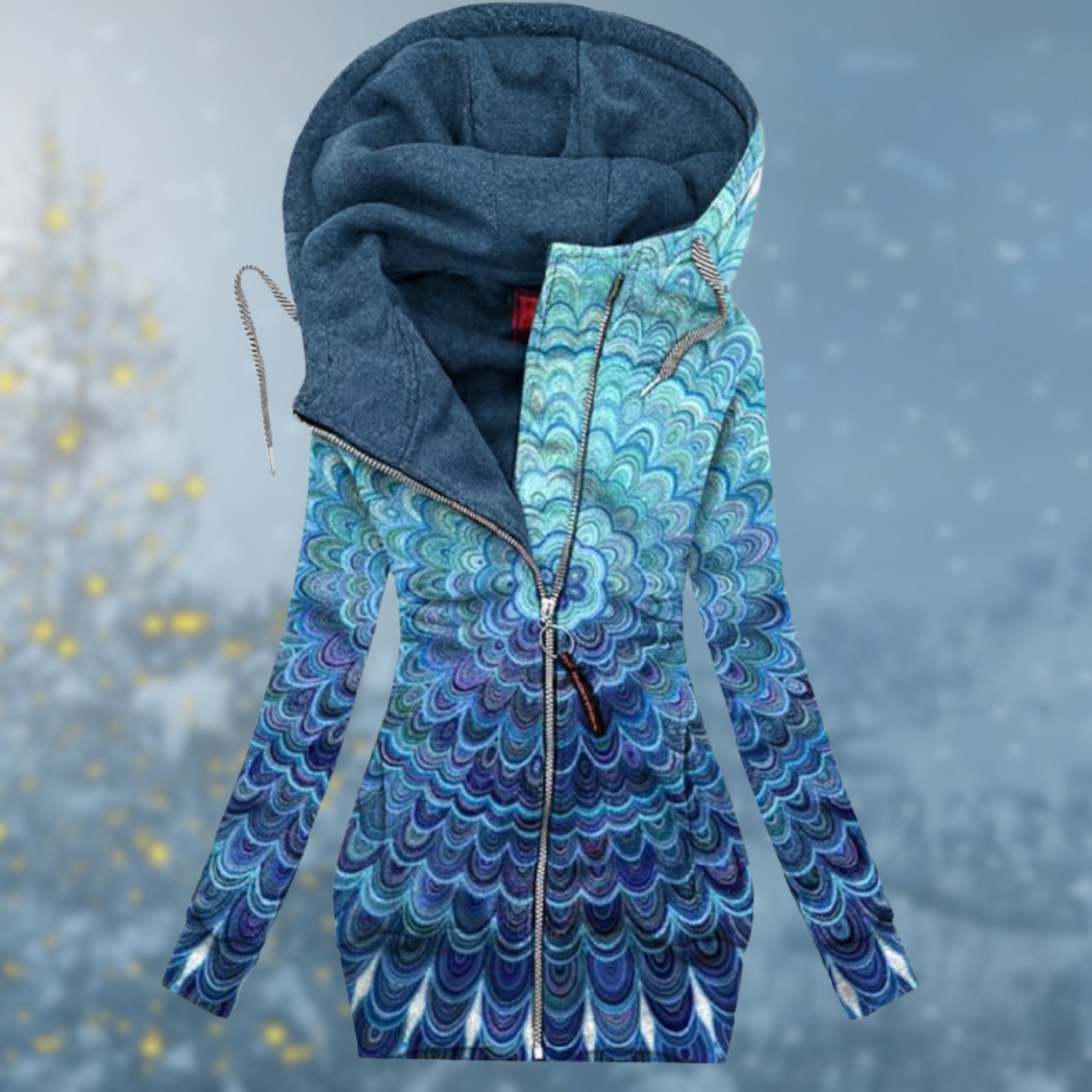 Pull Hiver Femme Avec Capuche Ajustable Moderne 4