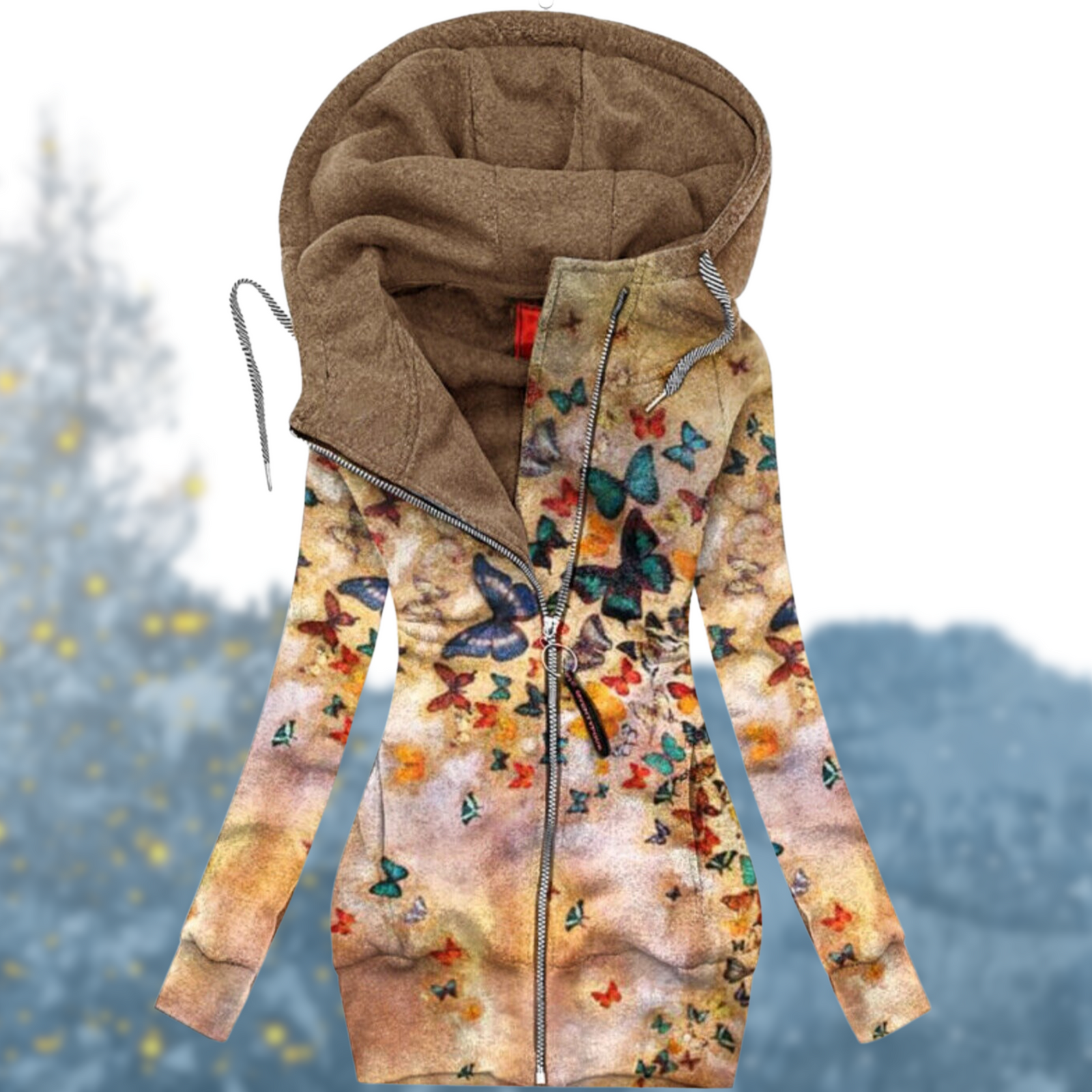 Pull Hiver Femme Avec Capuche Ajustable Moderne 6
