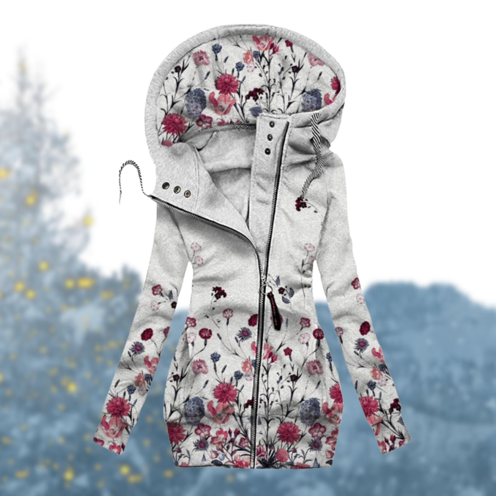 Pull Hiver Femme Avec Capuche Ajustable Moderne 8