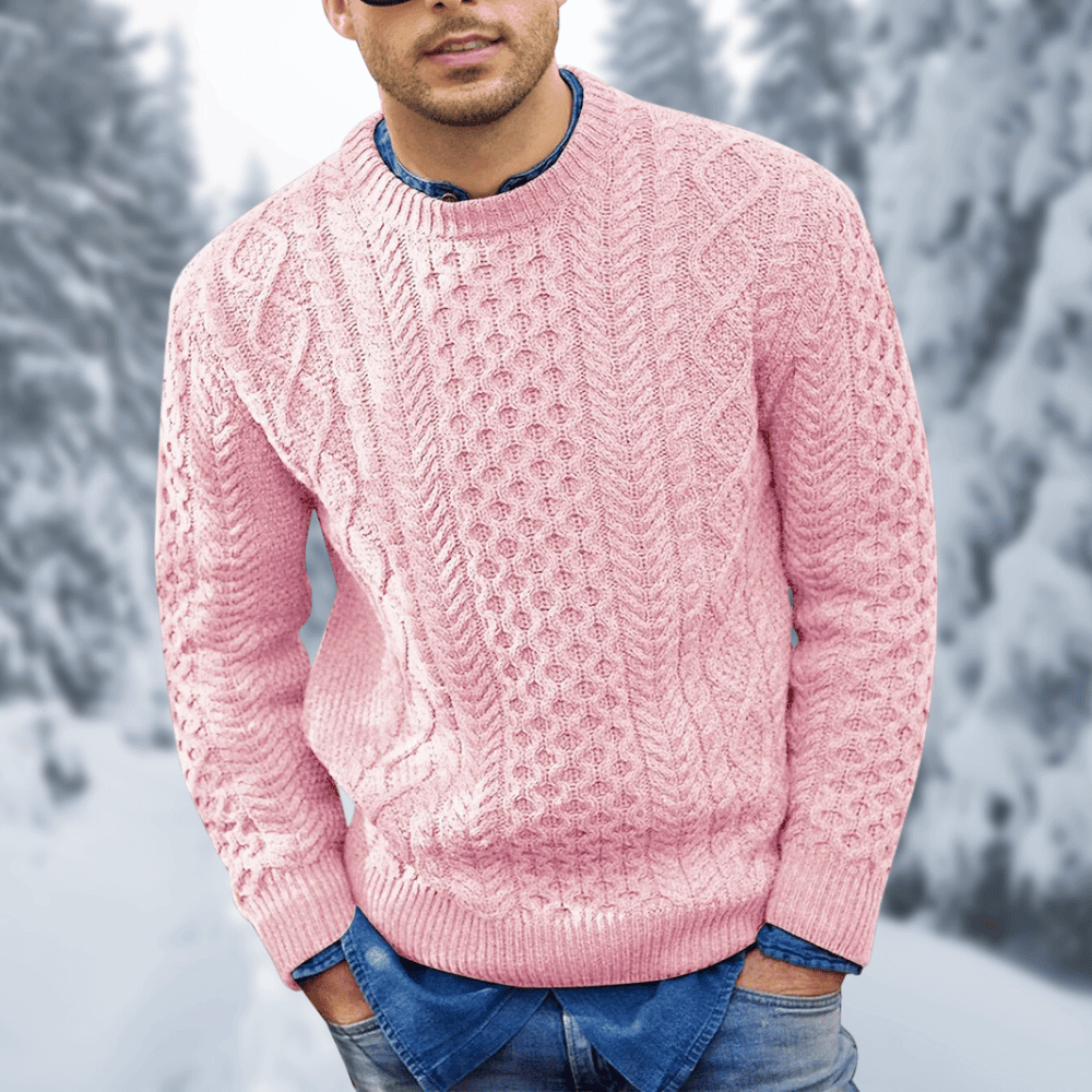 Pull Homme Chic Classique Ajusté 2