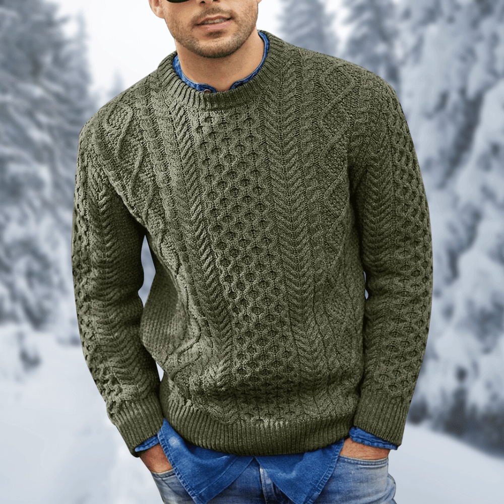 Pull Homme Chic Classique Ajusté 3