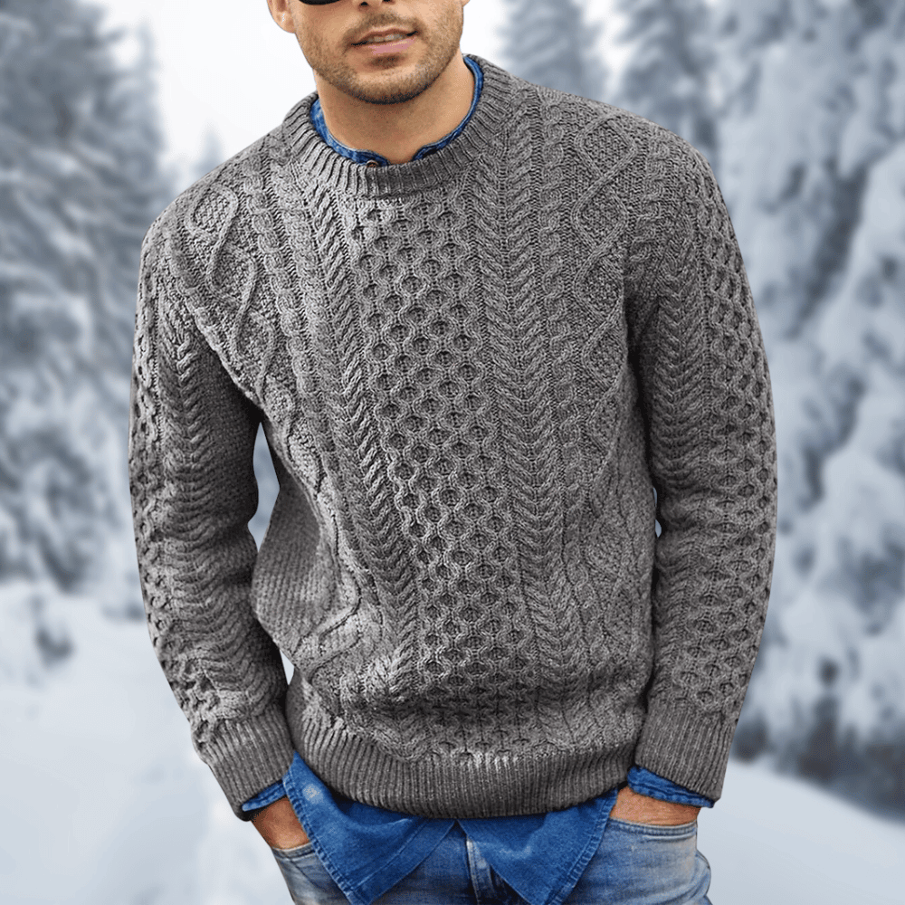 Pull Homme Chic Classique Ajusté 4