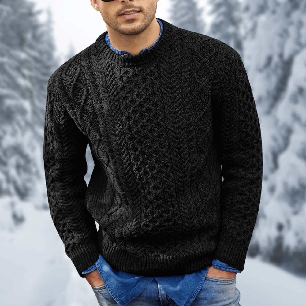 Pull Homme Chic Classique Ajusté 5